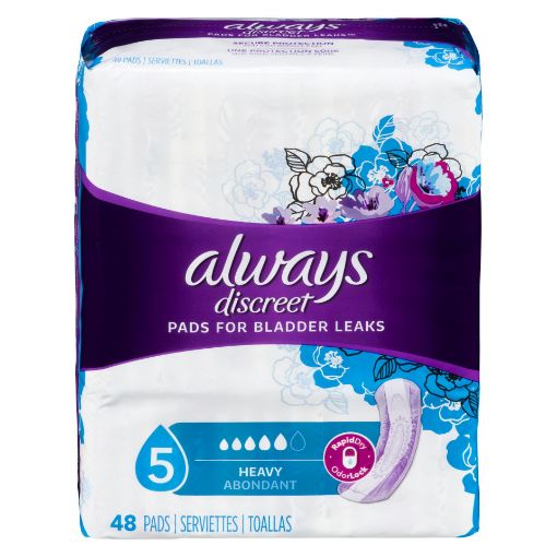 Picture of ALWAYS DISCREET PADS - HEAVY 48S