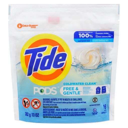Picture of TIDE PODS - FREE and GENTLE 16S