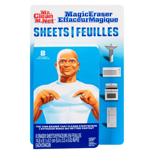 Picture of MR CLEAN MAGIC ERASER SHEET 8S                                             
