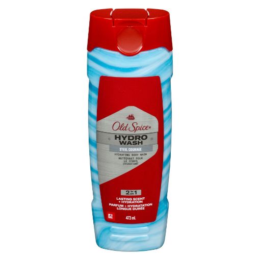 Picture of OLD SPICE HYDRO WASH BODY WASH - STEEL COURAGE 473ML                       
