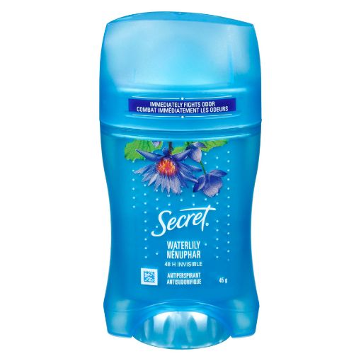 Picture of SECRET INVISIBLE SOLID DEODORANT - COOL WATERLILY 45GR                     