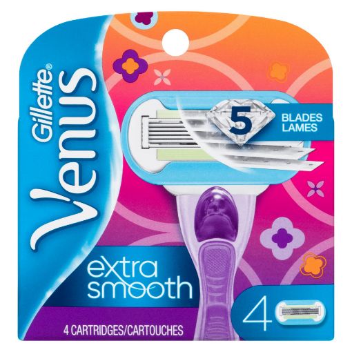 Picture of GILLETTE VENUS EXTRA SMOOTH PASSIONISTA PURPLE REFILL 4S                   