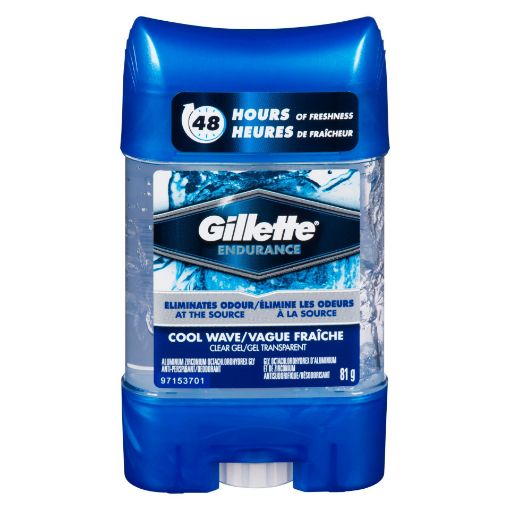 Picture of GILLETTE CLEAR GEL ANTIPERSPIRANT - COOL WAVE 81GR                         