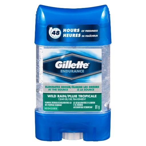 Picture of GILLETTE CLEAR GEL ANTIPERSPIRANT - WILD RAIN 81GR