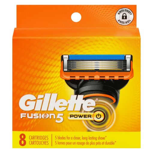Picture of GILLETTE FUSION 5 POWER REFILLS 8S                                         