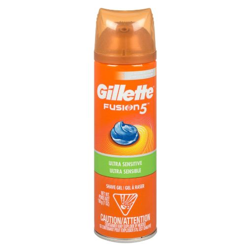 Picture of GILLETTE FUSION 5 SHAVE GEL - ULTRA SENSITIVE 198GR                        