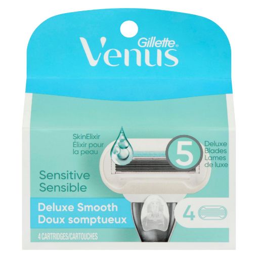 Picture of GILLETTE VENUS DELUXE SMOOTH CARTRIDGES - SENSITIVE 4S