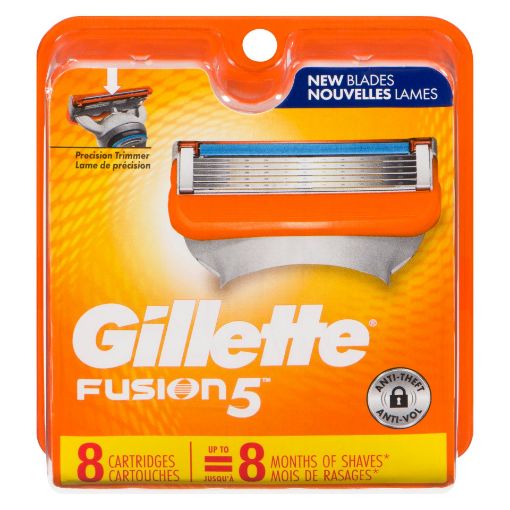 Picture of GILLETTE FUSION 5 CARTRIDGES 8S                                            