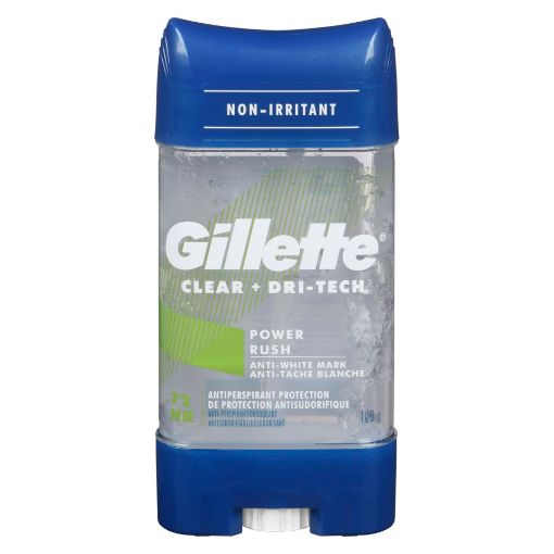 Picture of GILLETTE CLEAR GEL ANTIPERSPIRANT DEODORANT - POWER RUSH 108GR             