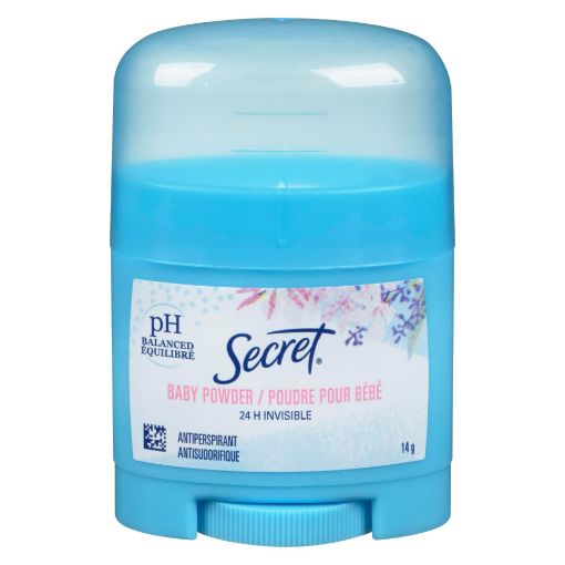 Picture of SECRET ANTI-PERSPIRANT DEODORANT - INVISIBLE SOLID - BABY POWDER 14GR      
