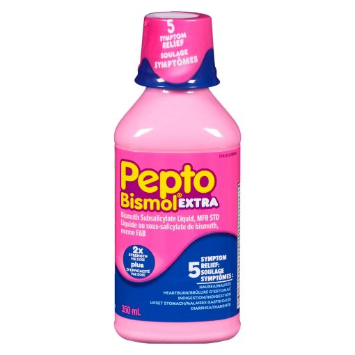 Picture of PEPTO BISMOL EXTRA STRENGTH 350ML                                          