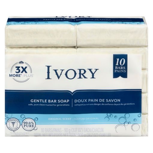 Picture of IVORY BAR SOAP 10X90GR                                                     