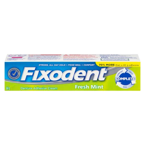 Picture of FIXODENT DENTURE ADHESIVE CREAM - FRESH 68GR                               