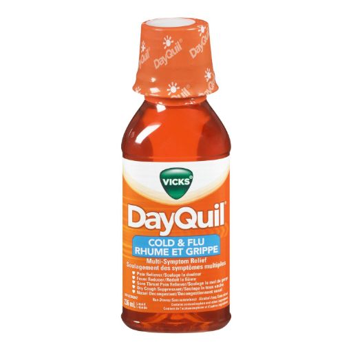 Picture of VICKS DAYQUIL COLD and FLU SYRUP 236ML