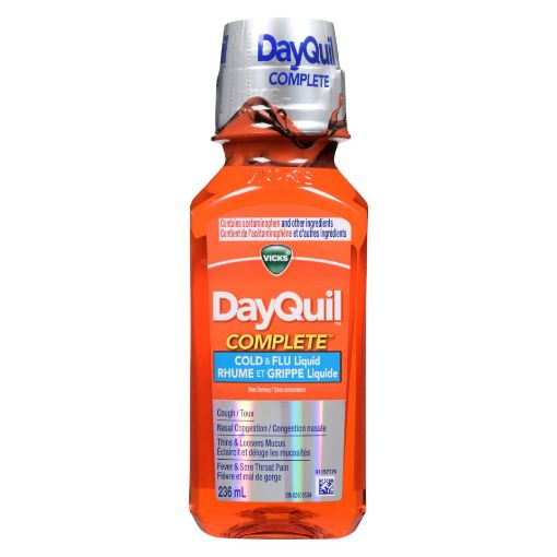 Picture of VICKS DAYQUIL COMPLETE COLD and FLU 236ML