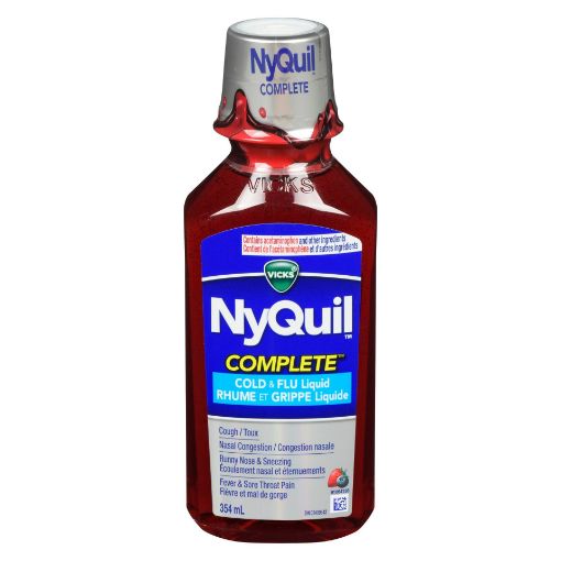 Picture of VICKS NYQUIL COMPLETE COLD and FLU - BERRY 354ML