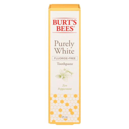 Picture of BURTS BEES PURELY WHITE FLUORIDE-FREE TOOTHPASTE - ZEN PEPPERMINT 105ML    