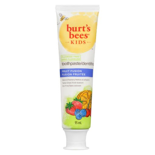 Picture of BURTS BEES KIDS FLUORIDE-FREE TOOTHPASTE - FRUIT FUSION 95ML               
