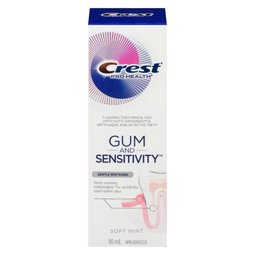 Picture of CREST GUM and SENSITIVITY TOOTHPASTE - GENTLE WHITE 90ML