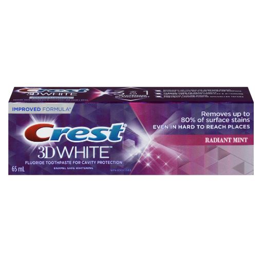 Picture of CREST 3DWHITE TOOTHPASTE RADIANT MINT 65ML                                 