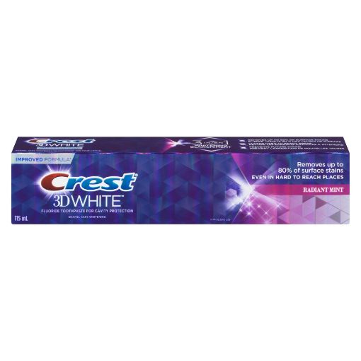 Picture of CREST 3DWHITE TOOTHPASTE RADIANT MINT 115ML                                