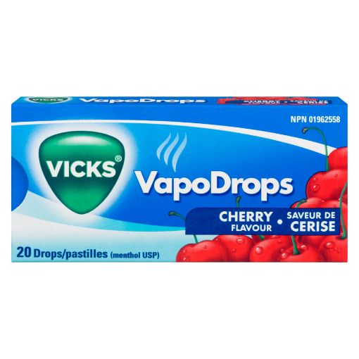 Picture of VICKS LOZENGES - VAPODROPS - CHERRY 20S                                    