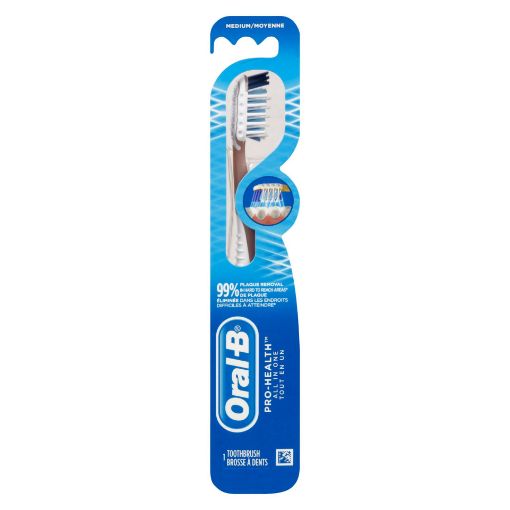 Picture of ORAL-B CROSS ACTION PRO-HEALTH ALL-IN-ONE TOOTHBRUSH - MEDIUM              
