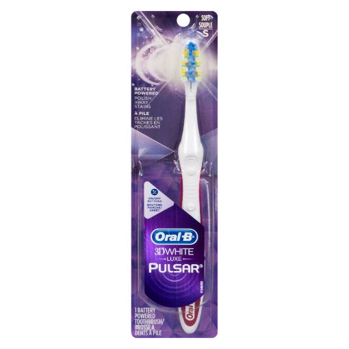 Picture of ORAL-B 3D WHITE PULSAR BATTERY TOOTHBRUSH - SOFT                           