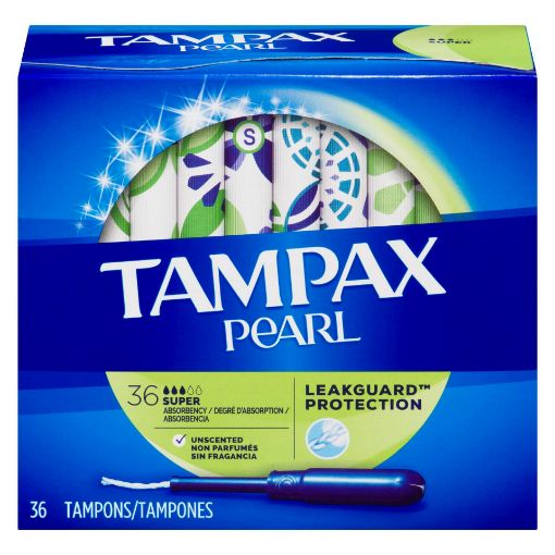 Picture of TAMPAX PEARL TAMPONS - SUPER 36S