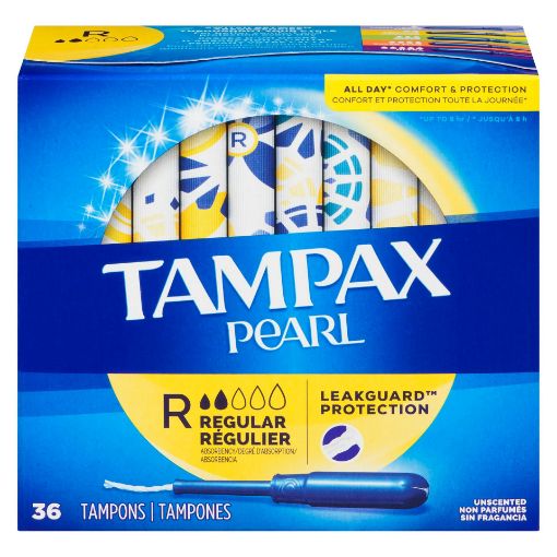 Picture of TAMPAX PEARL TAMPONS - REGULAR 36S                                         