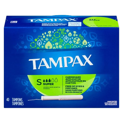 Picture of TAMPAX TAMPONS - SUPER 40S                                                 