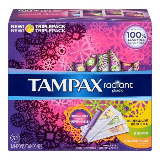 Picture of TAMPAX RADIANT - COMBO PK 32S                