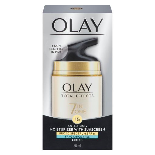 Picture of OLAY TOTAL EFFECTS 7IN1 ANTI-AGING UV MOISTURIZER CREAM  SPF15 50ML        