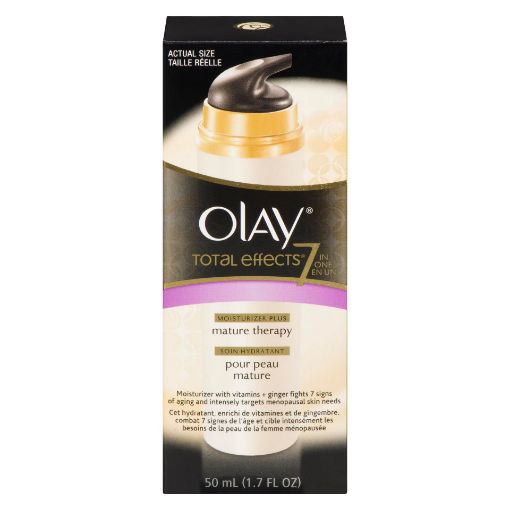 Picture of OLAY TOTAL EFFECTS 7IN1 MOISTURIZING CREAM - MATURE SKIN THERAPY 50ML      