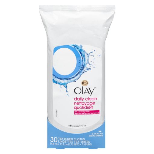 Picture of OLAY CLEANSE GENTLE FACE CLOTHS - ROSE WATER - 30S                         