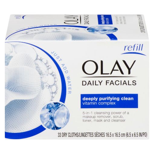 Picture of OLAY FACE CLOTHS - COMBINATION/OILY  33S                                   