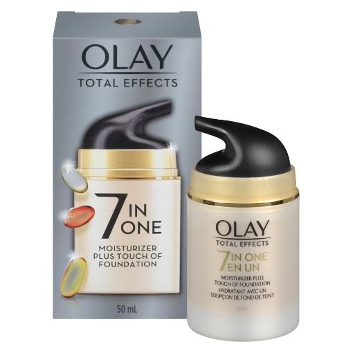 Picture of OLAY TOTAL EFFECTS 7IN1 CREAM TOUCH OF FOUNDATION 50ML