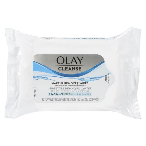 Picture of OLAY MAKEUP REMOVER - WET CLOTHS FRAGRANCE FREE 25S                        