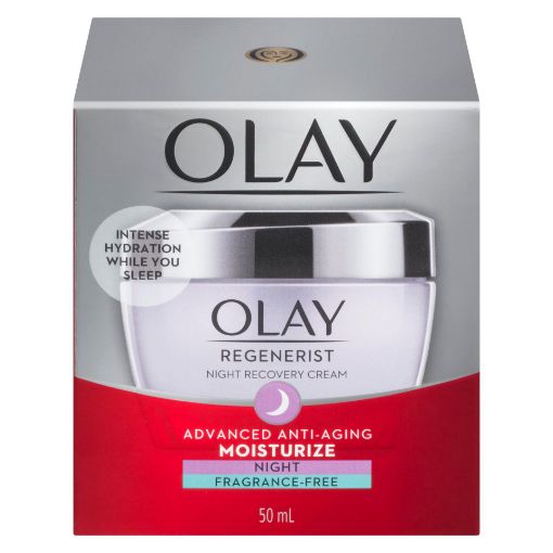 Picture of OLAY REGENERIST NIGHT RECOVERY CREAM FRAGRANCE FREE 50ML                   
