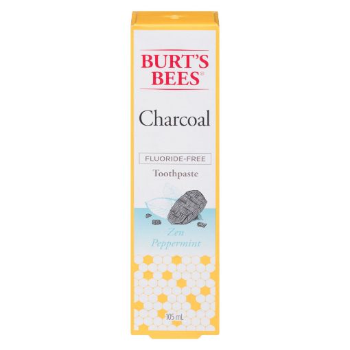 Picture of BURTS BEES CHARCOAL FLUORIDE FREE TOOTHPASTE 105ML                         