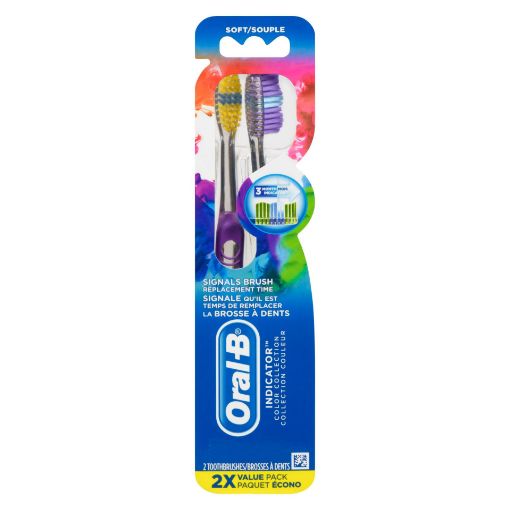 Picture of ORAL-B INDICATOR CONTOUR CLEAN TOOTHBRUSH - 40 SOFT 2S                     