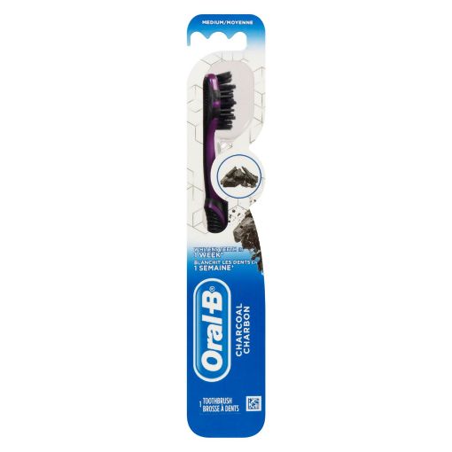 Picture of ORAL-B WHITENING THERAPY CHARCOAL TOOTHBRUSH - MED                         