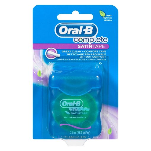 Picture of ORAL-B COMPLETE SATIN TAPE - MINT 25M                                      