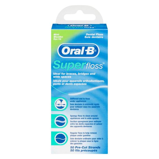 Picture of ORAL-B SUPER FLOSS - MINT STRANDS 50S                                      
