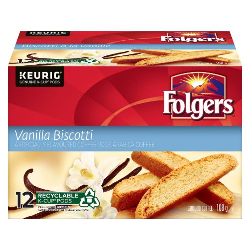 Picture of FOLGERS K-CUPS - VANILLA BISCOTTI 108GR 12S