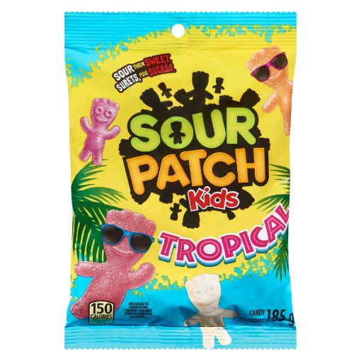 Picture of MAYNARDS SOUR PATCH KIDS - TROPICAL 185GR                                  