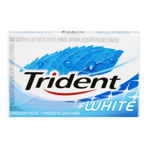 Picture of TRIDENT WHITE GUM - PEPPERMINT                                             