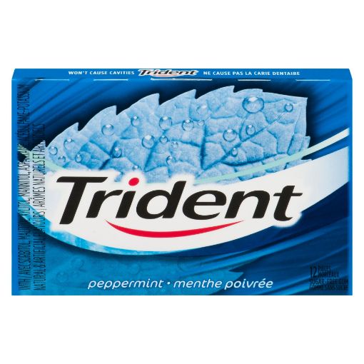 Picture of TRIDENT GUM - PEPPERMINT                                                   