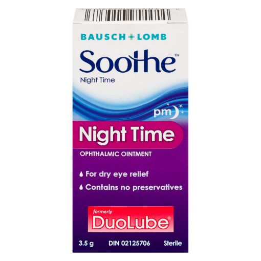 Picture of BAUSCH and LOMB SOOTHE NIGHT TIME 3.5GR