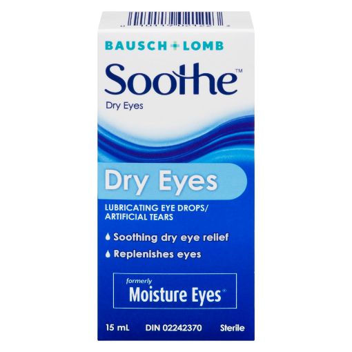 Picture of BAUSCH and LOMB SOOTHE DRY EYES LUBRICATING DROPS 15ML